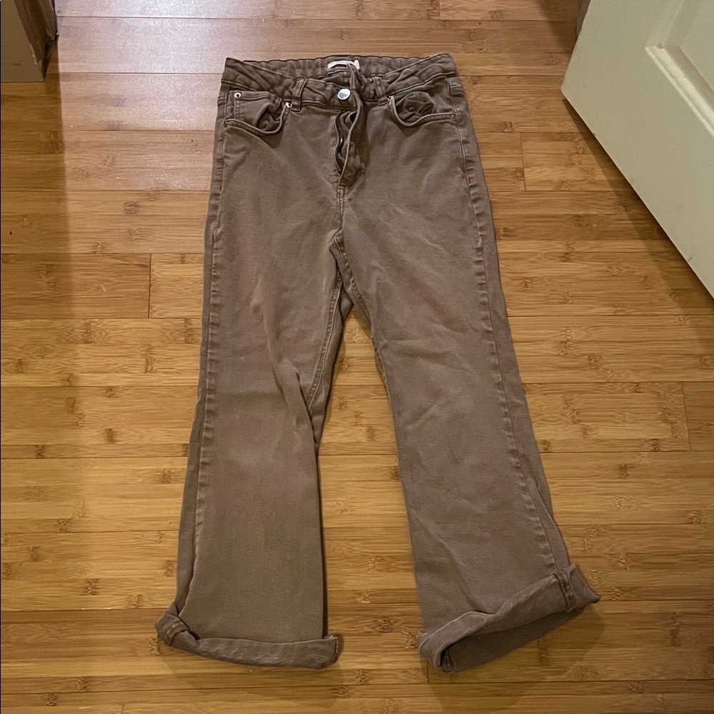 Garage Taupe Casual Pants